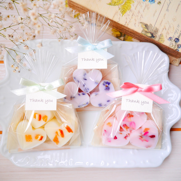 プチギフトに♡コロンと可愛いスイーツのようなアロマワックスサシェ