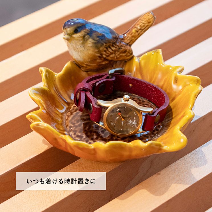 鳥と花のハーモニー フラワー バードトレー | 照明専門店 MU-RA Online