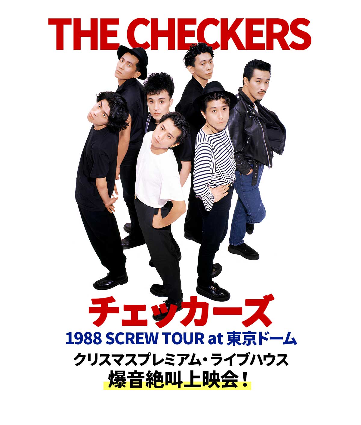 GOODS | チェッカーズ 1988 SCREW TOUR at 東京ドーム クリスマス