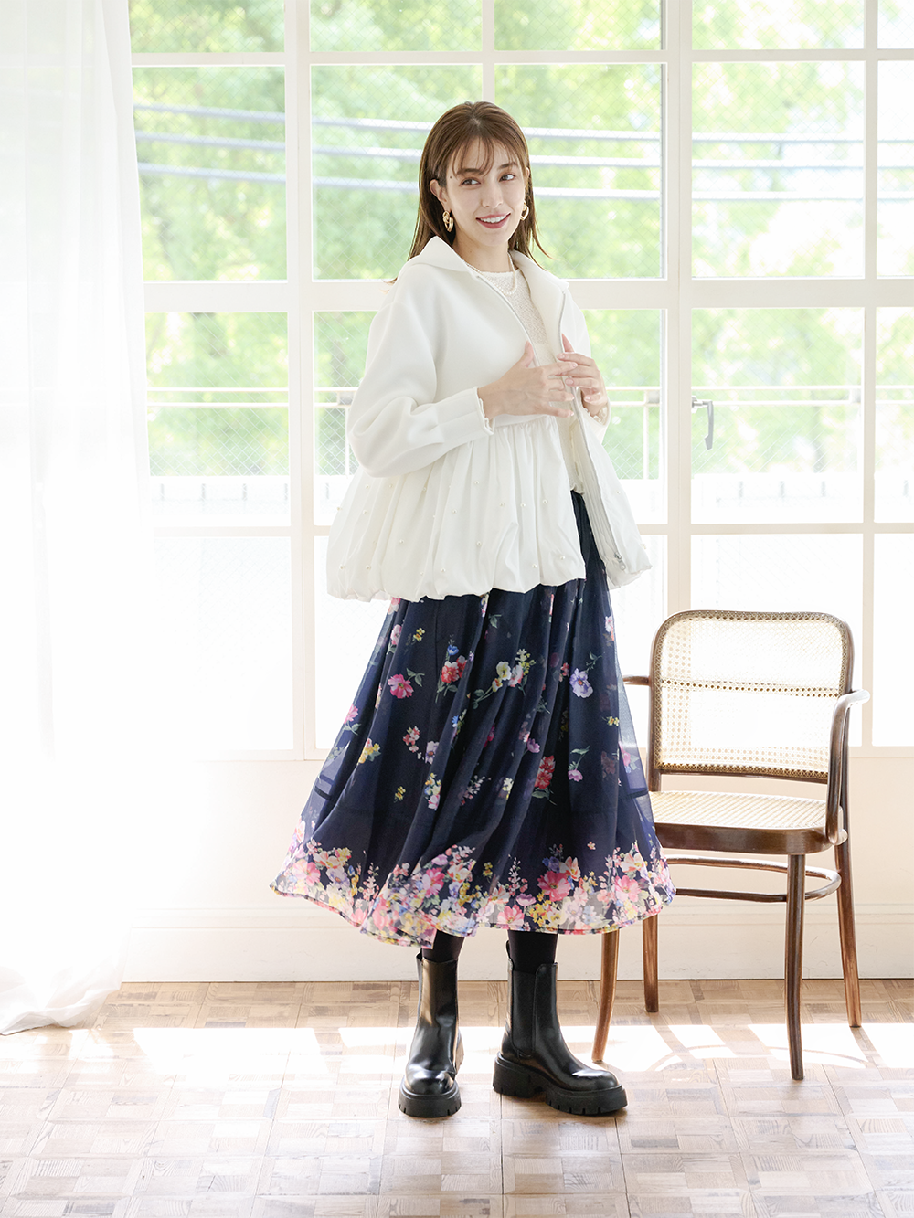 パールボンディングパーカー｜【公式】Chestyオンラインショップ