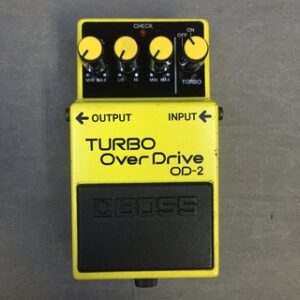 BOSS OD-2 TURBO Over Drive MADE IN JAPAN 1986年製 デジマートにて