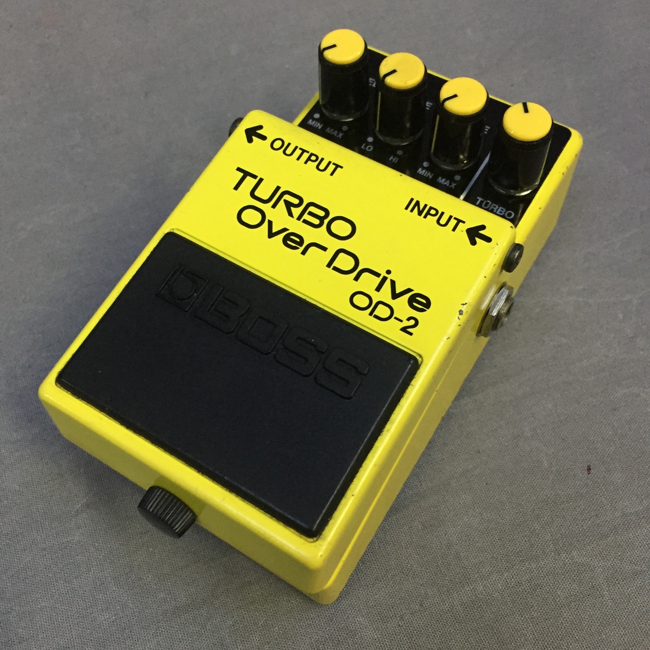 BOSS OD-2 TURBO Over Drive MADE IN JAPAN 1986年製 デジマートにて