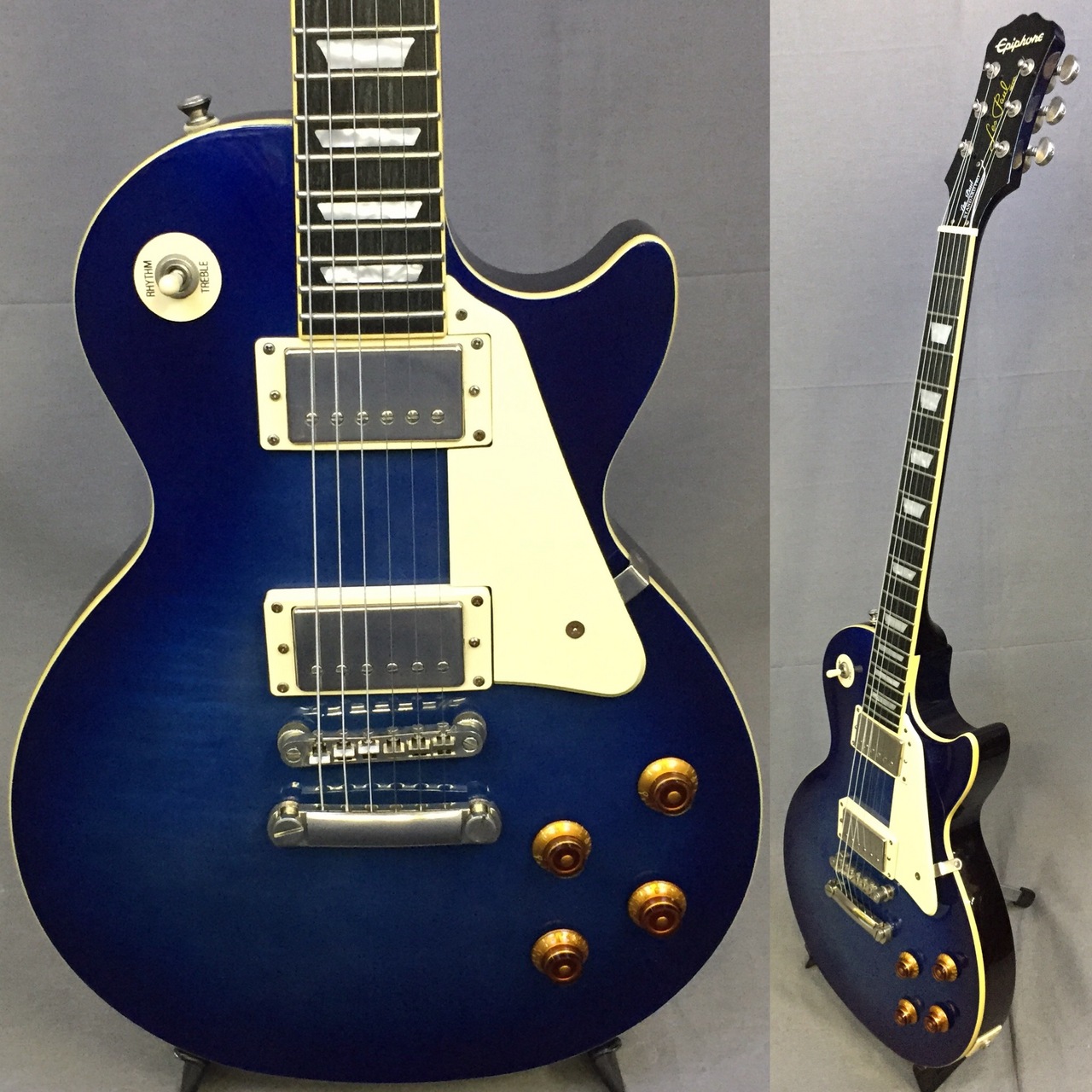 Epiphone Les Paul Standard Plus Top Pro Trans Blue 2017年製 買取