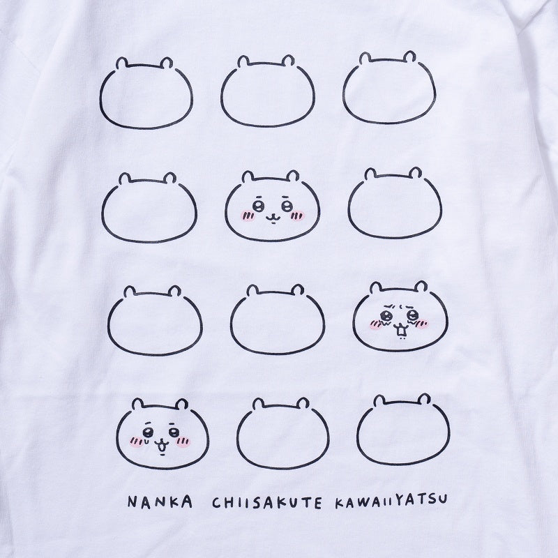 ちいかわ FACE L/S Tシャツ ホワイト | ちいかわマーケット 公式グッズ