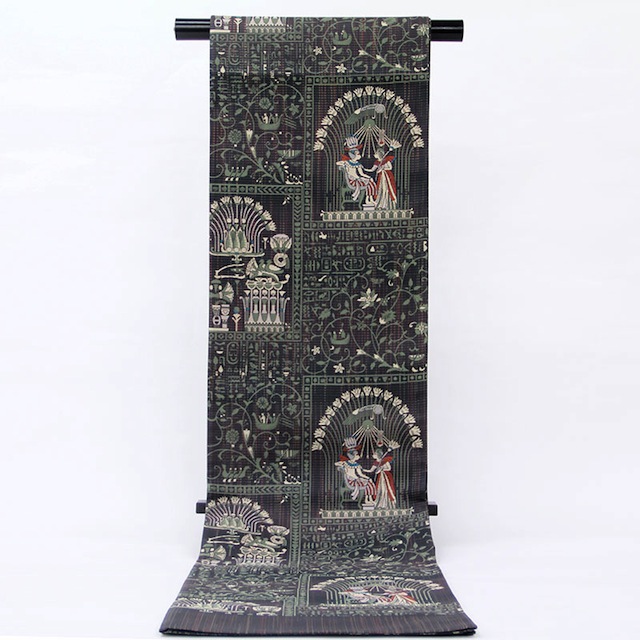 博多織 袋帯全通古代壁画シリーズ | 博多織の筑前織物 :「伝統と革新を