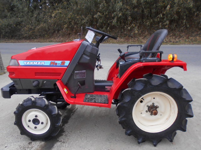 ヤンマー 中古トラクター Ke-2 新品ハンマーナイフモアMK125付 - 中古