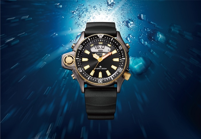 シチズン プロマスター』 世界初のエレクトロニクス水深計搭載