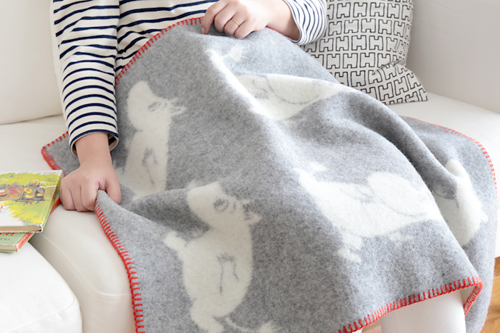 KLIPPAN/クリッパン/ミニブランケット/ランニングムーミン(全2色