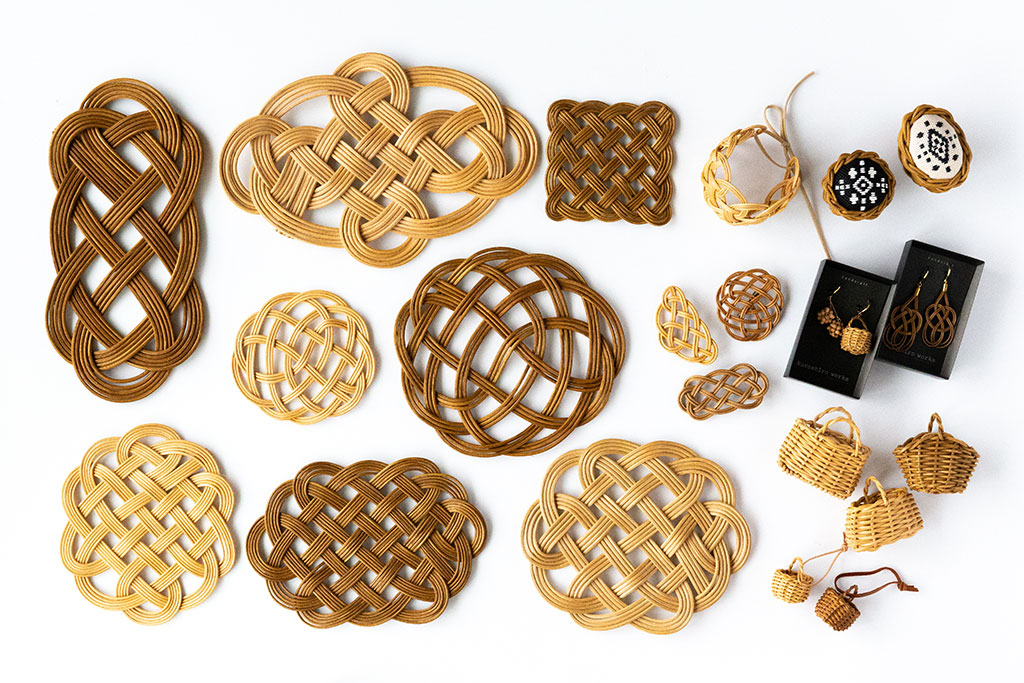 kuroshiro works｜ラタン コンポート（中） COMFOTA 北欧雑貨店