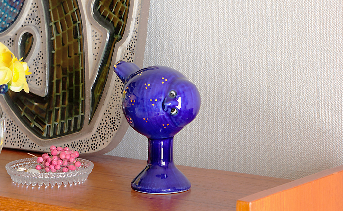 Lisa Larson/リサ・ラーソン/バード テクラ TEKLA/ブルー COMFOTA 北欧