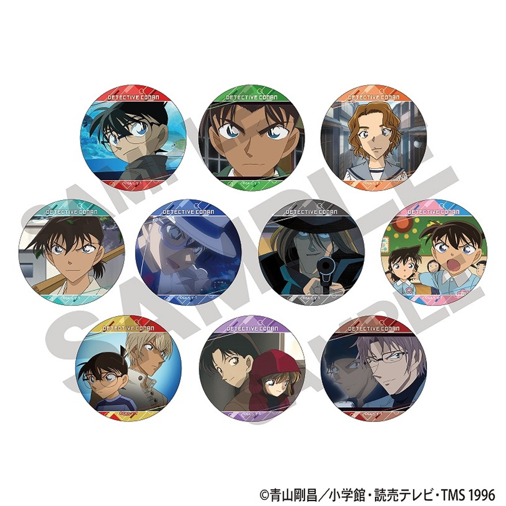 名探偵コナンプラザ トレーディング缶バッジD【名探偵コナンプラザ