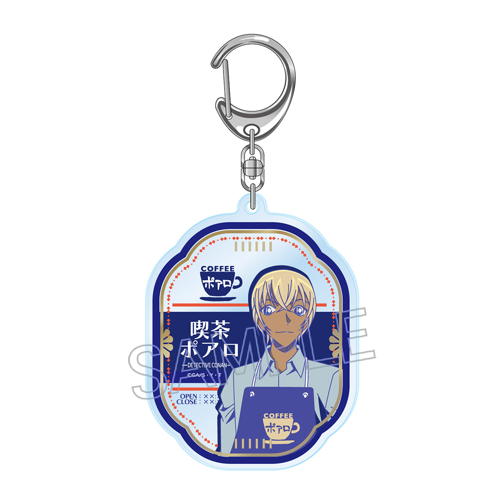 名探偵コナン 喫茶ポアロシリーズ 箔押しアクリルキーホルダー 榎本 梓