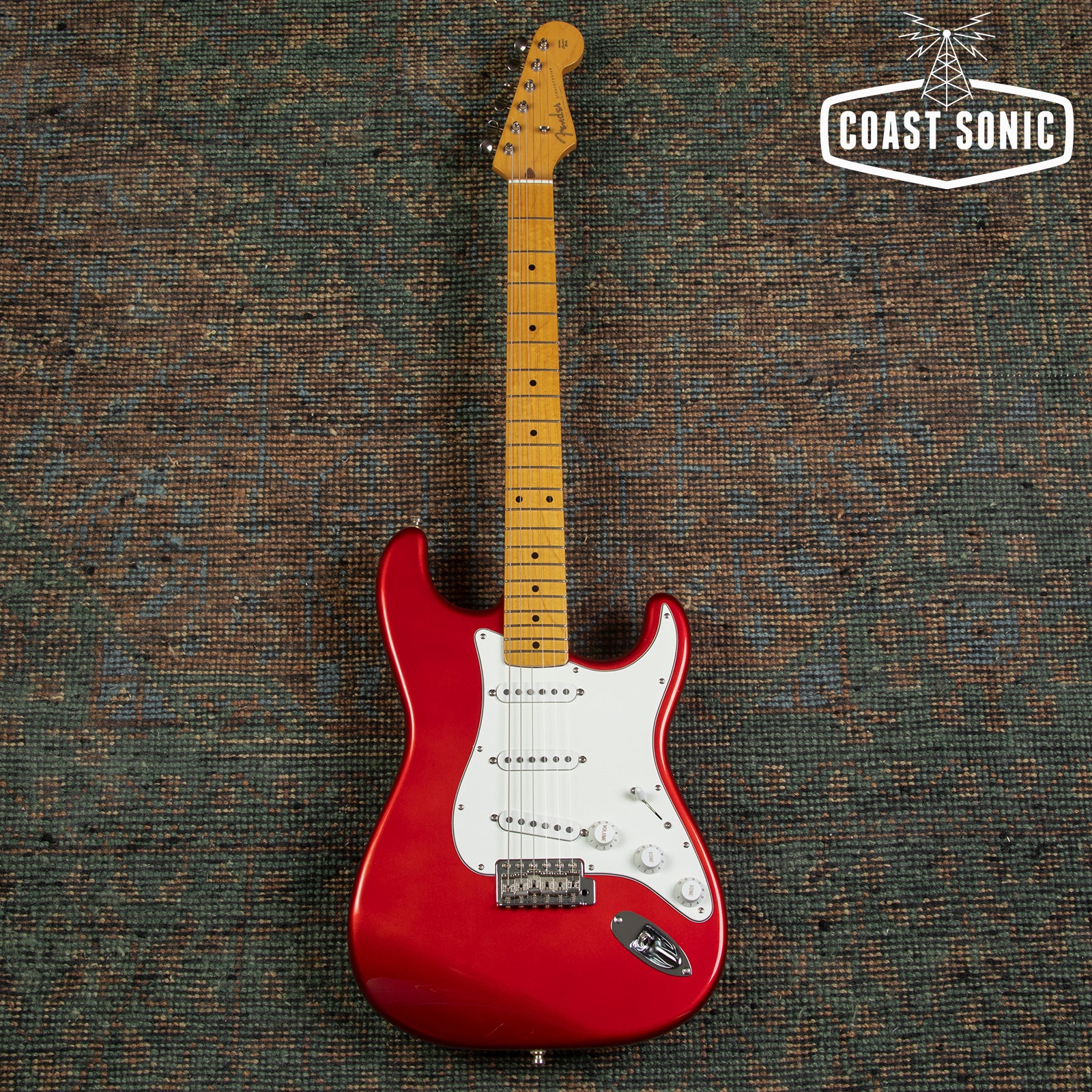 1997 Fender '54 Stratocaster Reissue ST54-DEX2 Made in Japan -Candy Ap