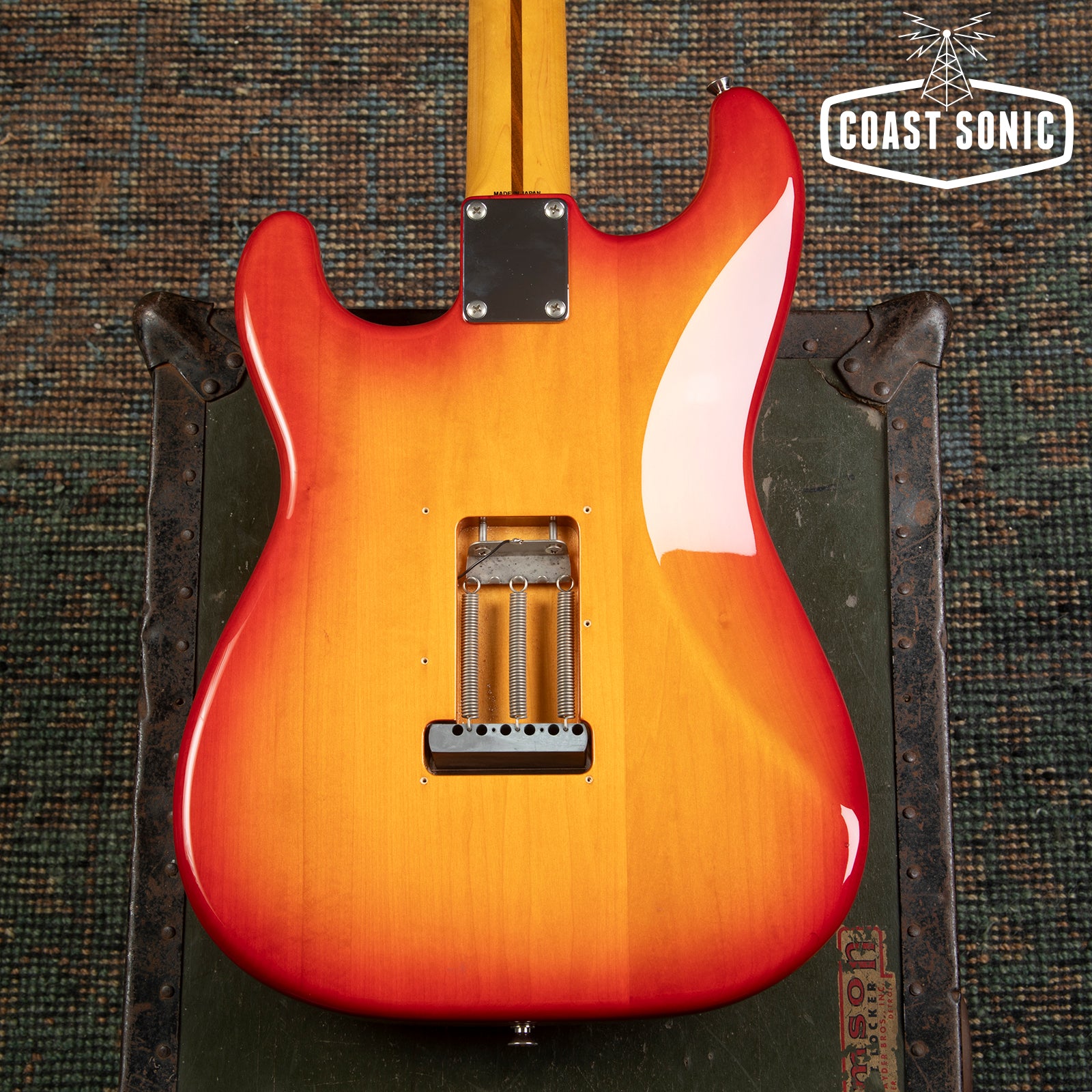 2012 Fender '57 Reissue Stratocaster ST57 Made in Japan - Cherry Sunbu