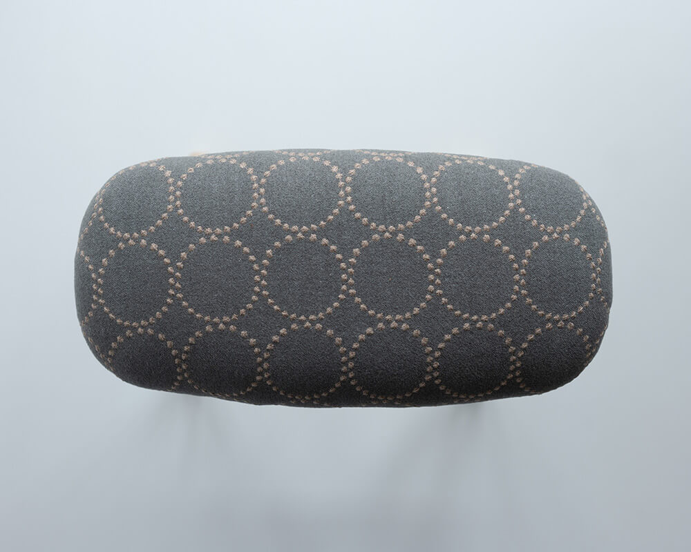 送料込】キッチンスツールNA(H530)＋張地ミナペルホネン グレー