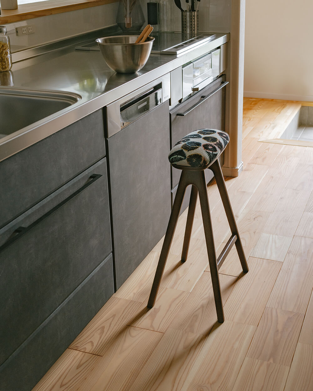 送料込】キッチンスツールNA(H630)× ミナペルホネン( mina perhonen