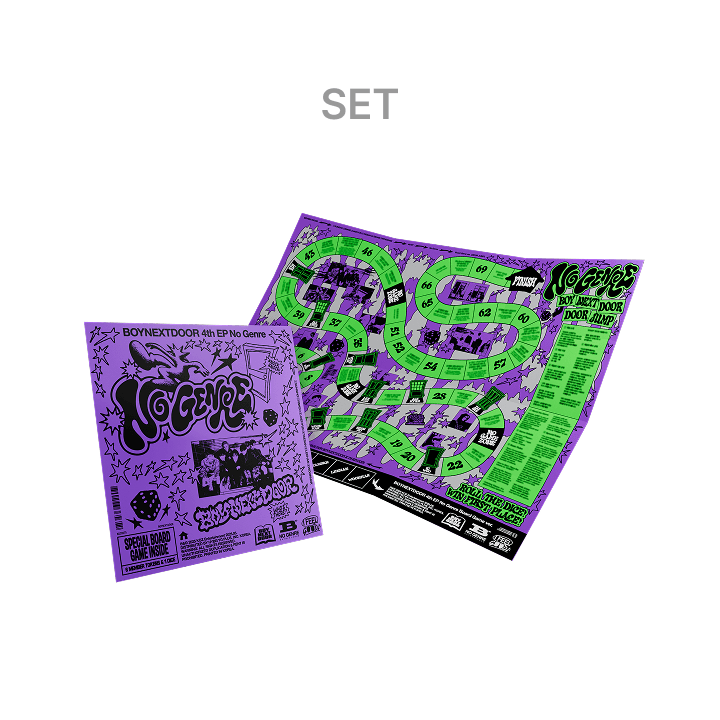 BOYNEXTDOOR - NO GENRE 4TH EP ALBUM WEVERSE SHOP GIFT BOARD GAME