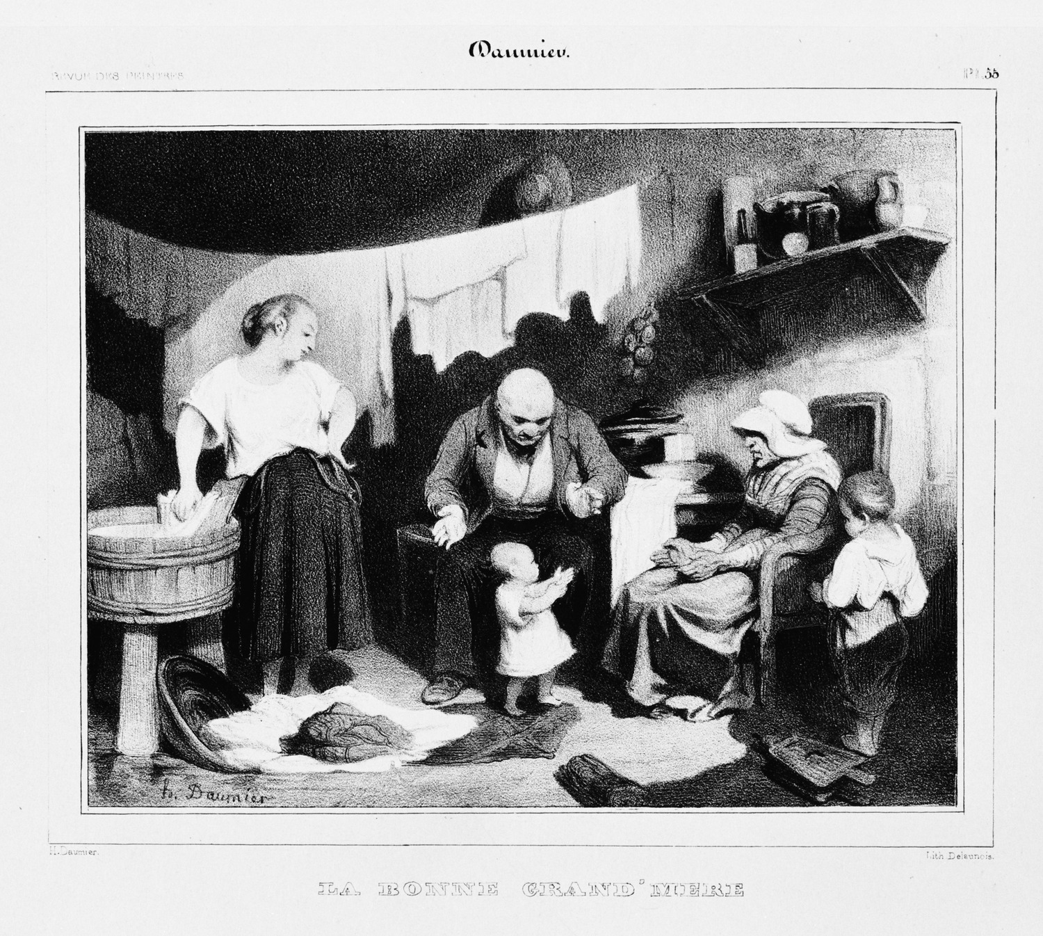 おばあちゃん|オノレ・ドーミエ |所蔵作品検索｜国立西洋美術館