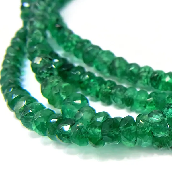コロンビア産 エメラルド ボタンカット 2～5mm【1連販売】 | 天然石