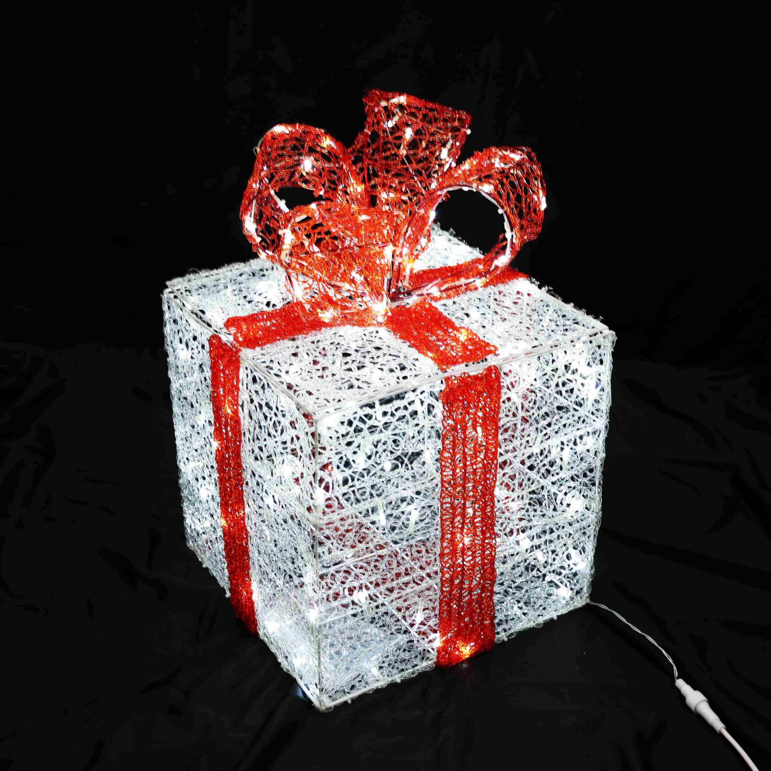 ギフトボックス白(L3D916・917・918) - クリスマスイルミネーションの