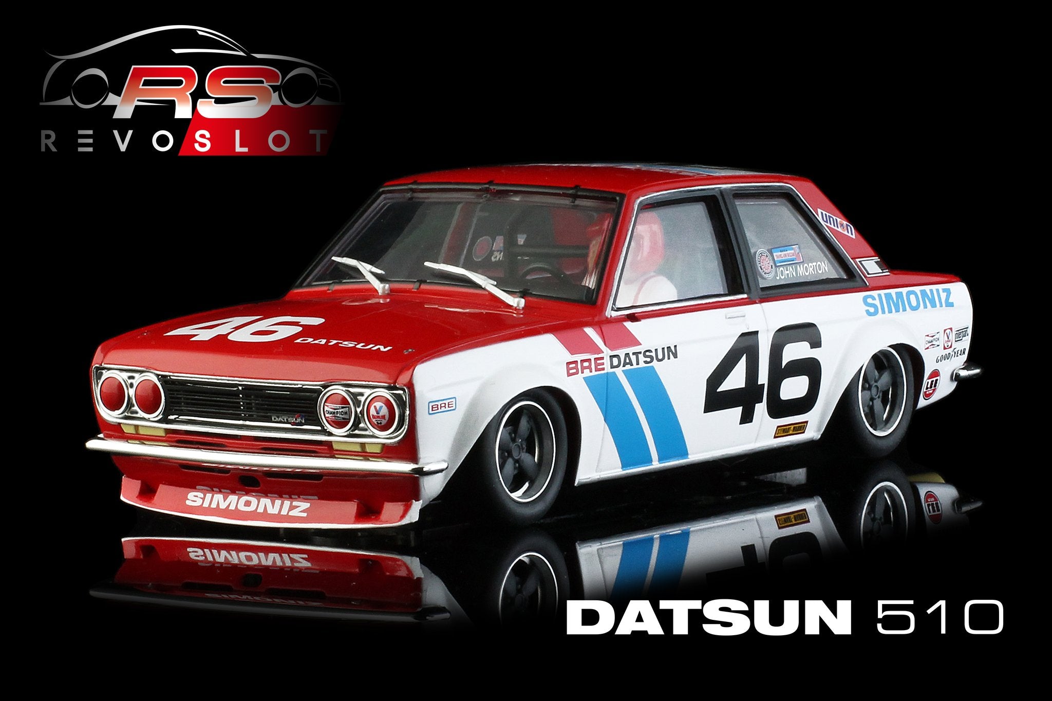 RevoSlot RS0201 Datsun 510 BRE SCCA Trans-Am No. 46| Clover Leaf