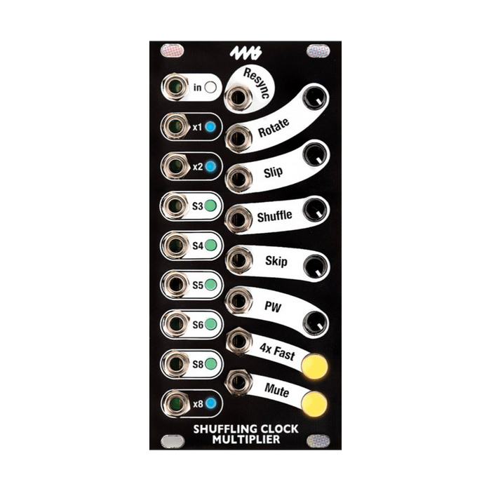 4ms Shuffling Clock Multiplier + (SCM+)— Clockface Modular
