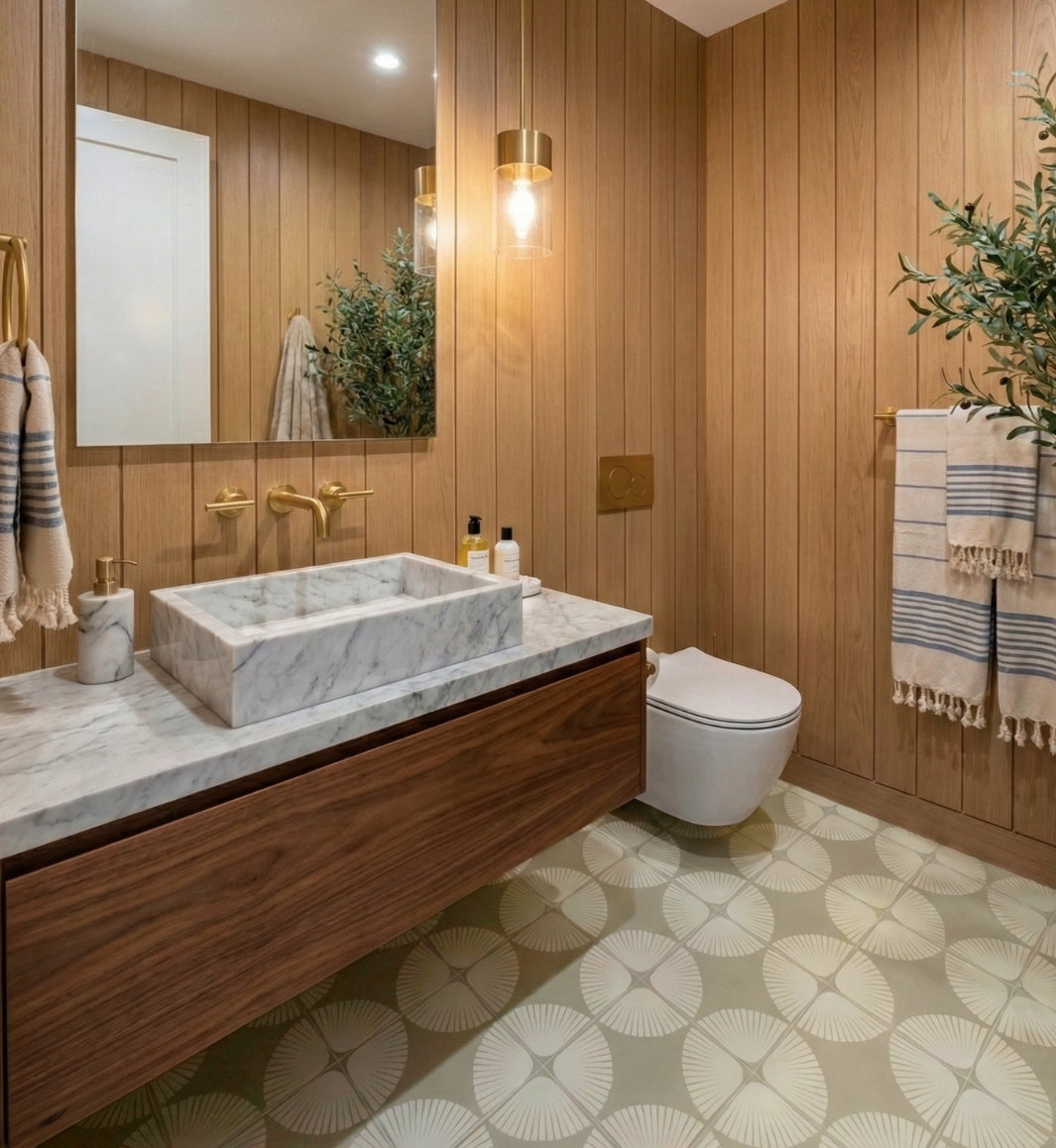 Petal Peyote Moon Tile 8