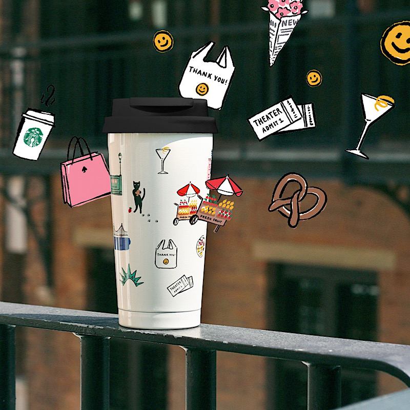 スタバ】可愛すぎる…「ケイト・スペード ニューヨーク」との注目コラボ