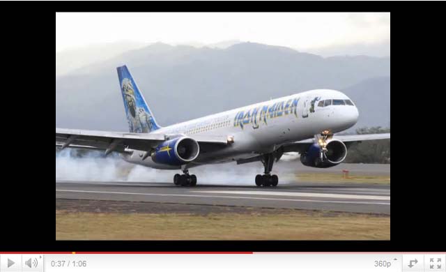 アイアンメイデンのヴォーカリスト、「痛」飛行機持込で国際線