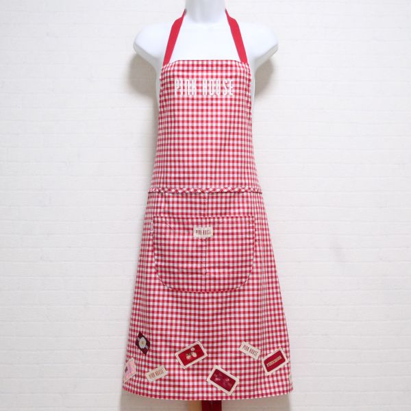 赤ギンガムワッペンエプロン - ピンクハウス通販｜リサイクル