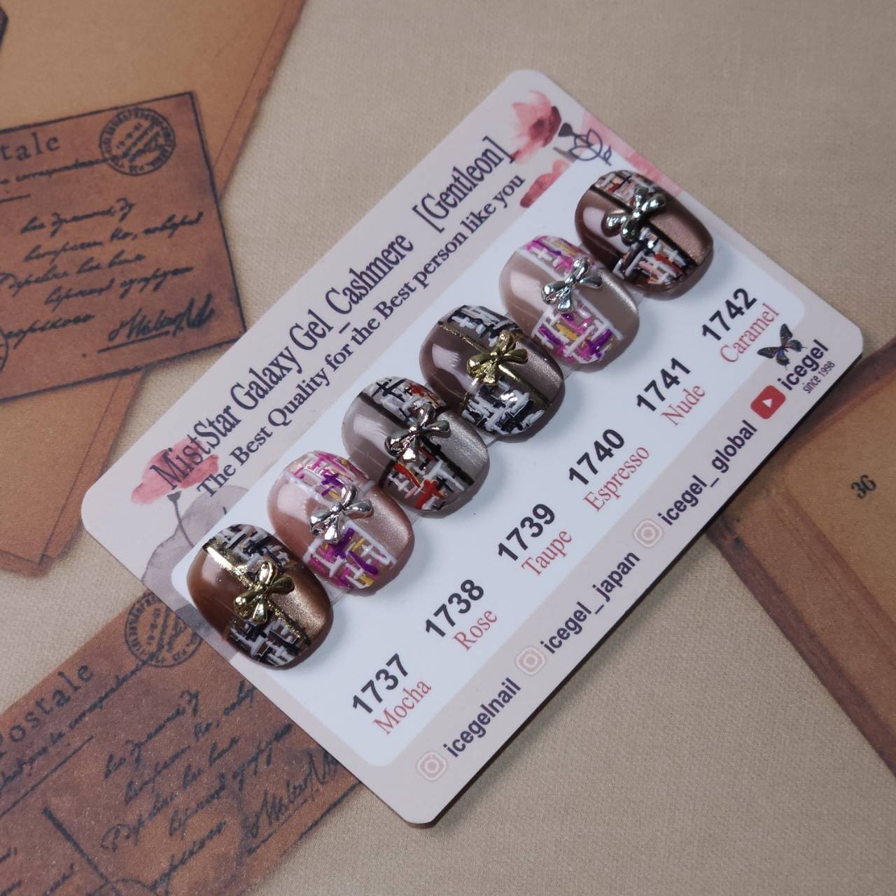 ICEGEL GENTLEON ミストスターギャラクシージェル_カシミヤ 6色セット