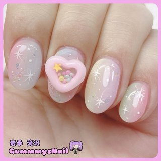 2026年】新着順｜#シャカシャカパーツのネイルデザイン｜ネイルブック