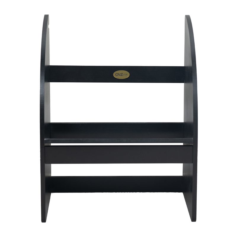 CNZ Audio Wooden Amp Stand - 19 Inch Black | CNZ Audio