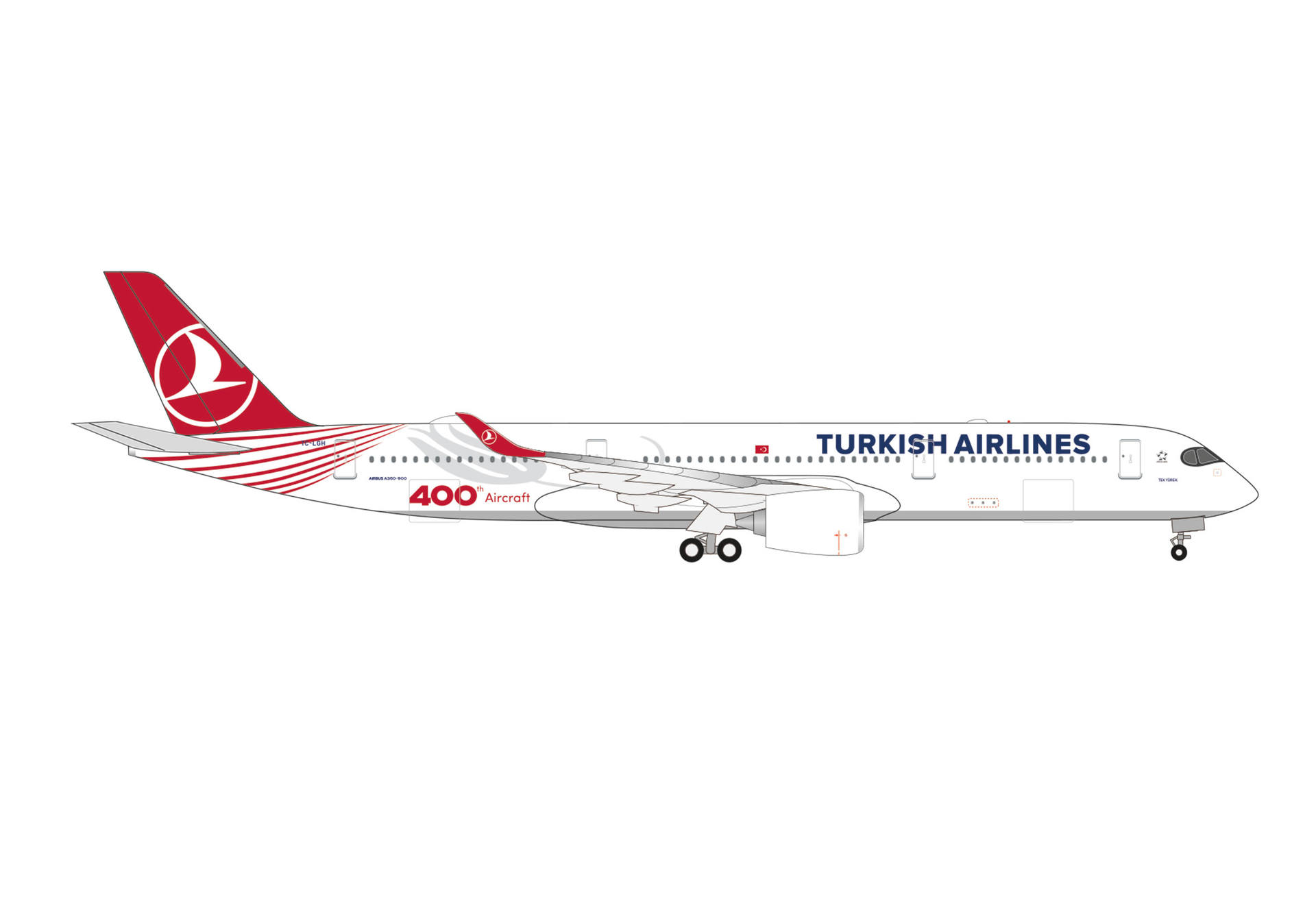 537230 Herpa Turkish Airlines / トルコ航空/ターキッシュ