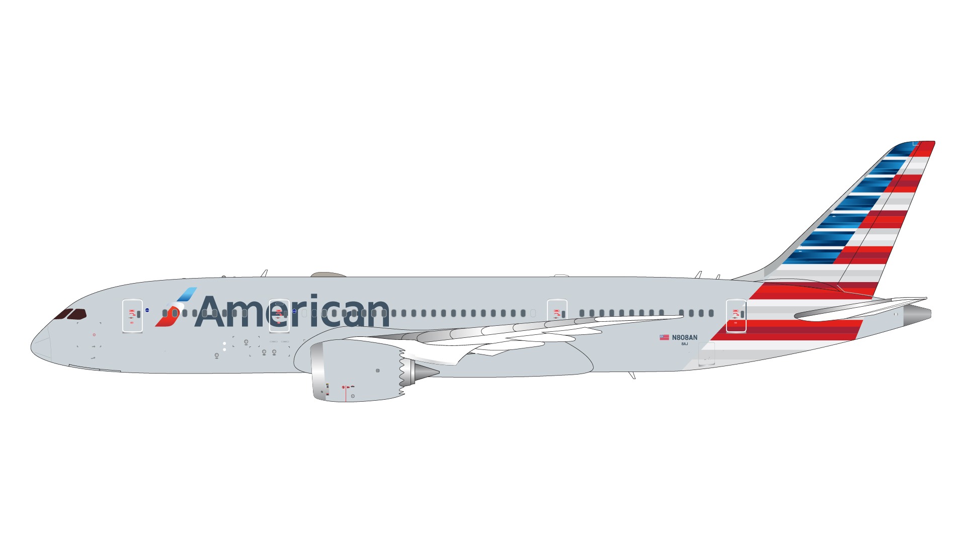 G2AAL1105 GEMINI 200 American Airlines / アメリカン航空 B787-8