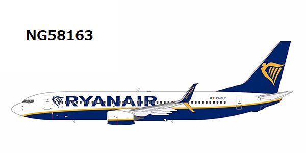 NG58163 NG MODELS Ryanair / ライアンエアー B737-800/w EI-DLY 1:400