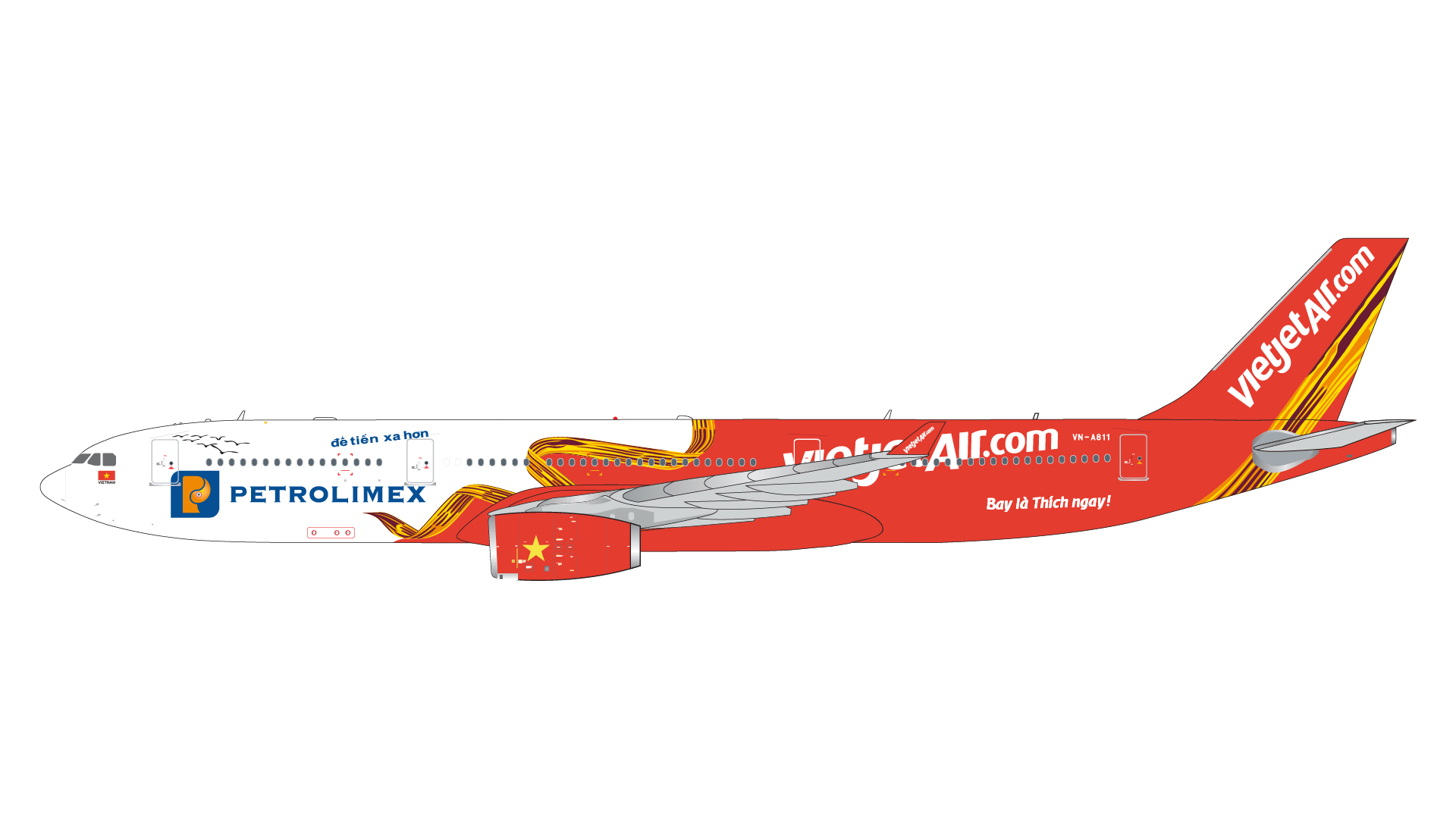 GJVJC2080 GEMINI JETS VIETJET / ベトジェットエア “Petrolimex