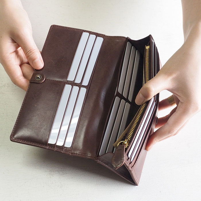 glart (グラート) ステンドグラスのアンティークドア ロングウォレット