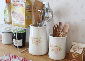 イマン ダイアナローズ ホーロー カトラリースタンド － フレンチ