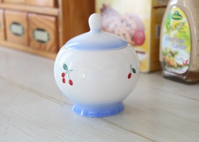 マニー 陶器 チェリーシリーズ － フレンチカントリーのバラ柄、レース