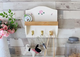 マニー ローズ ガラス他 － フレンチカントリーのバラ柄、レース雑貨