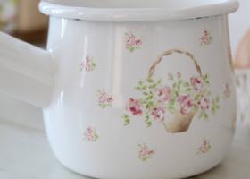 イマン ローズバスケット ホーロー プチミルクパン － フレンチ