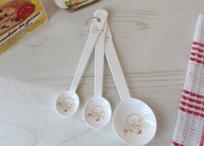 イマン ローズバスケット ホーロー 計量スプーン － フレンチ
