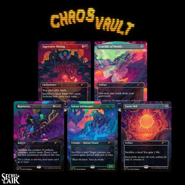 MTG】SecretLair Chaos Vaultで久遠の終端統率者デッキカスタマイズ