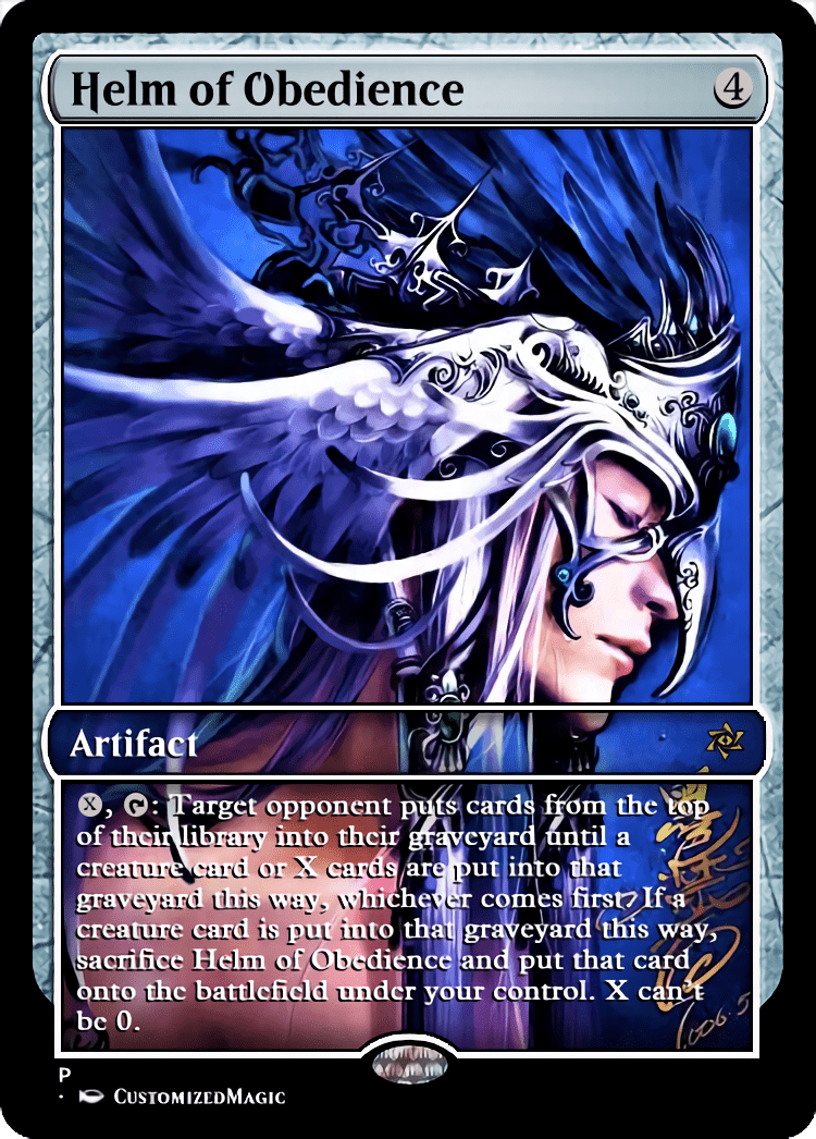 MTG マジックザギャザリング helm of Obedience 3枚セット Helm of