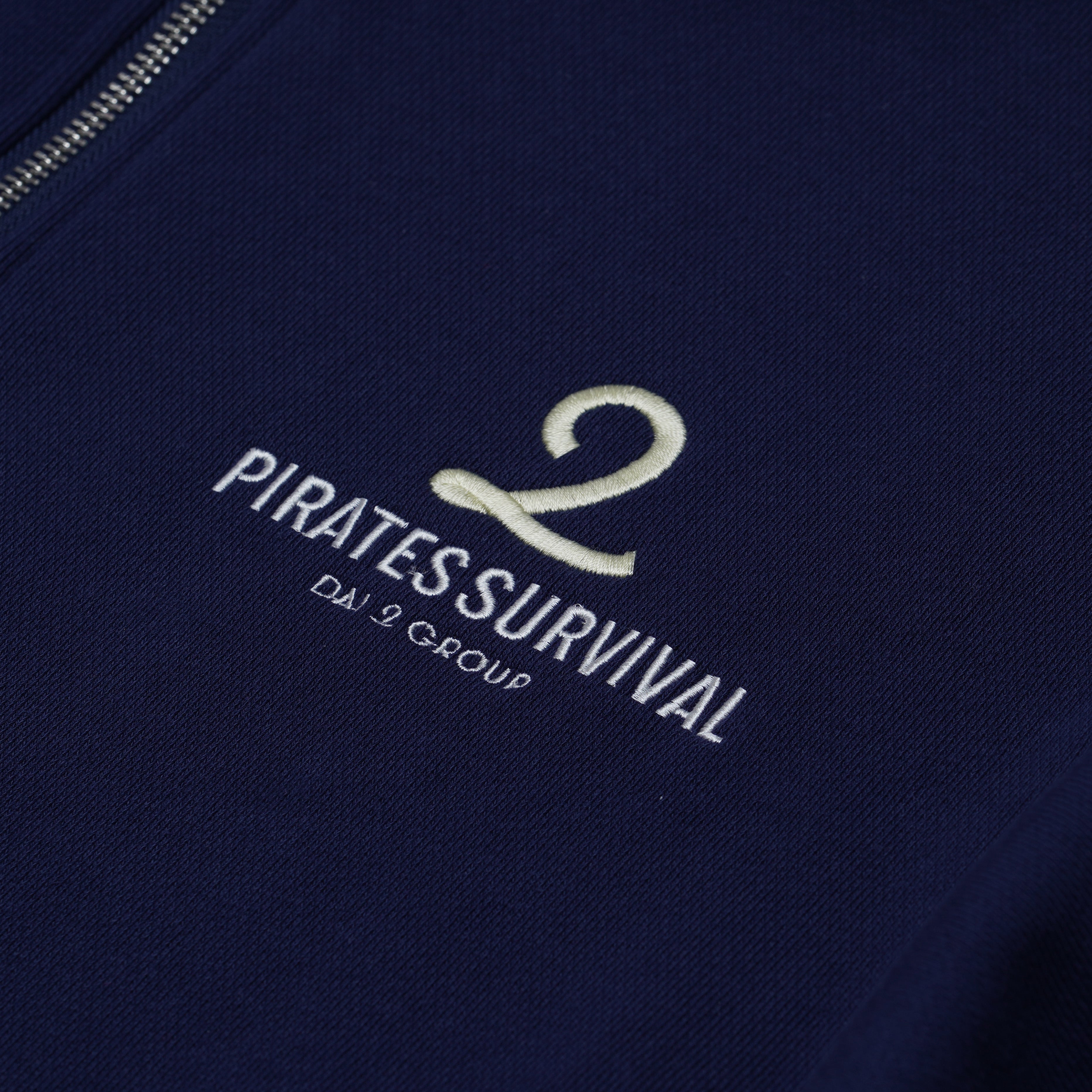 海賊サバイバル ハーフジップトレーナー ブルー – Dai2group