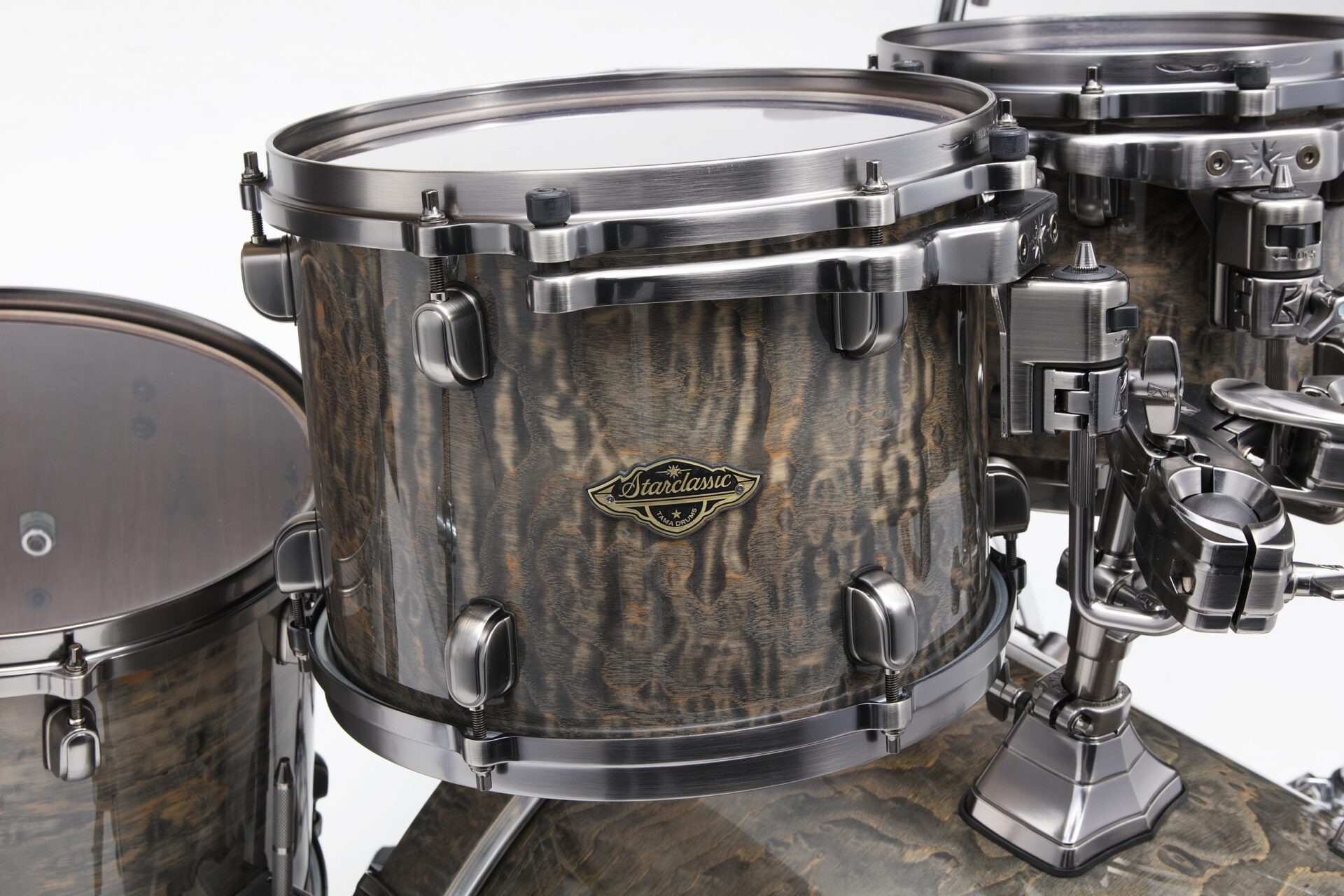 Tama Limited Walnut/Birch 5pc Gloss Charcoal Tamo Ash With Smoked