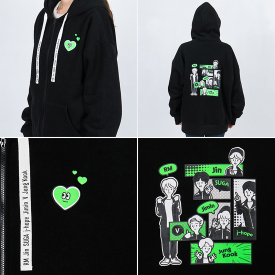 BTS WORLD]ジップアップパーカー | KOBUNSHA SELECT SHOP | [BTS WORLD
