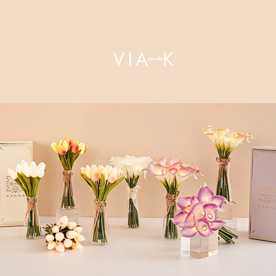 VIA K STUDIO]チューリップブーケLED | KOBUNSHA SELECT SHOP | [VIA K