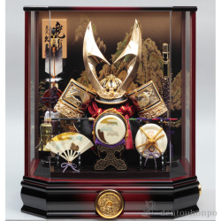 名入れ木札無料】 【送料無料】 五月人形 兜飾り 取付ケース入り